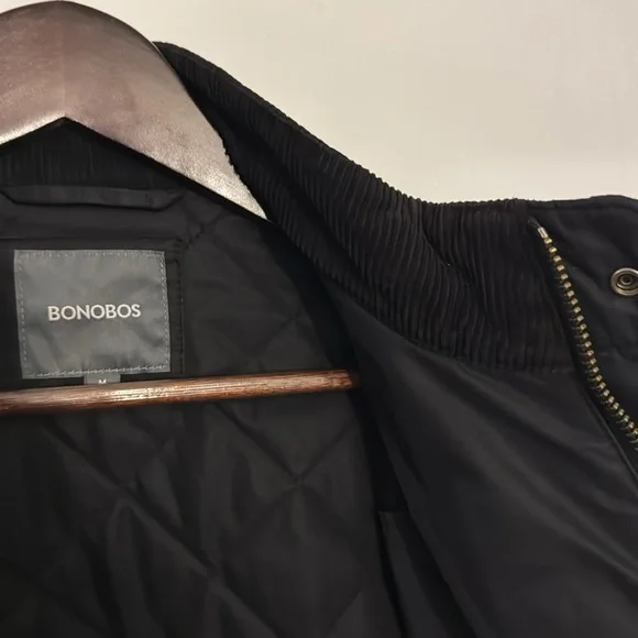 Bonobos Banff Quilted Jacket Black Medium